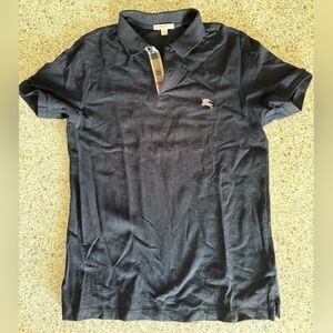 Burberry Black Polo Shirt